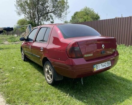 Красный Рено Clio Symbol, объемом двигателя 1.4 л и пробегом 274 тыс. км за 2700 $, фото 3 на Automoto.ua