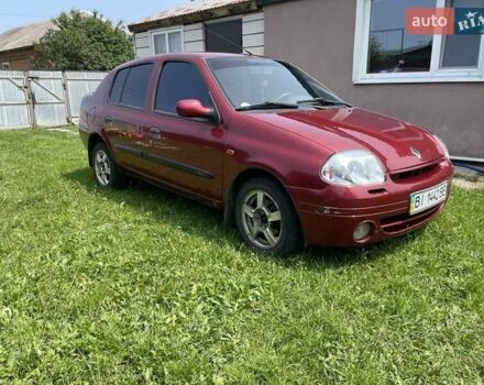 Красный Рено Clio Symbol, объемом двигателя 1.4 л и пробегом 274 тыс. км за 2700 $, фото 7 на Automoto.ua