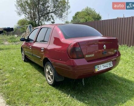 Красный Рено Clio Symbol, объемом двигателя 1.4 л и пробегом 274 тыс. км за 2700 $, фото 2 на Automoto.ua