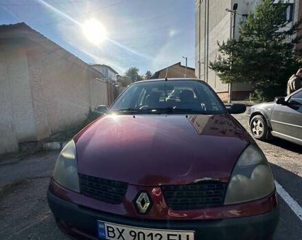 Красный Рено Clio Symbol, объемом двигателя 1.4 л и пробегом 281 тыс. км за 2650 $, фото 13 на Automoto.ua