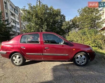 Красный Рено Clio Symbol, объемом двигателя 1.4 л и пробегом 281 тыс. км за 2650 $, фото 5 на Automoto.ua