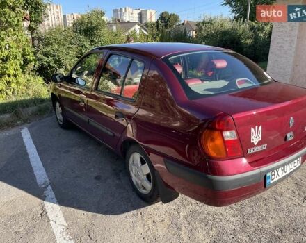 Красный Рено Clio Symbol, объемом двигателя 1.4 л и пробегом 281 тыс. км за 2650 $, фото 9 на Automoto.ua