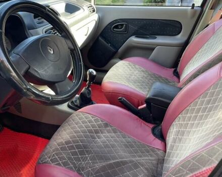 Красный Рено Clio Symbol, объемом двигателя 1.4 л и пробегом 281 тыс. км за 2650 $, фото 23 на Automoto.ua
