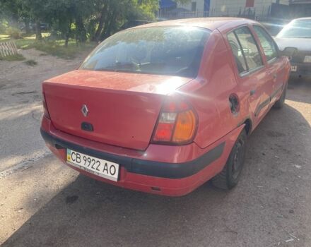 Красный Рено Clio Symbol, объемом двигателя 1.4 л и пробегом 270 тыс. км за 1600 $, фото 4 на Automoto.ua