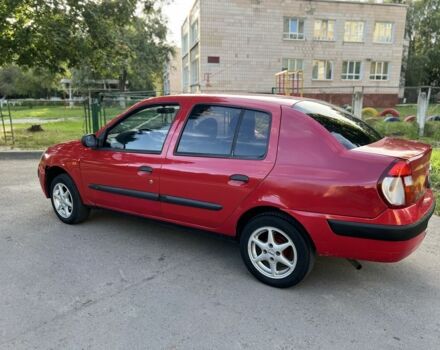 Красный Рено Clio Symbol, объемом двигателя 1.4 л и пробегом 295 тыс. км за 1699 $, фото 1 на Automoto.ua
