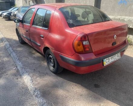 Красный Рено Clio Symbol, объемом двигателя 1.4 л и пробегом 270 тыс. км за 1600 $, фото 2 на Automoto.ua