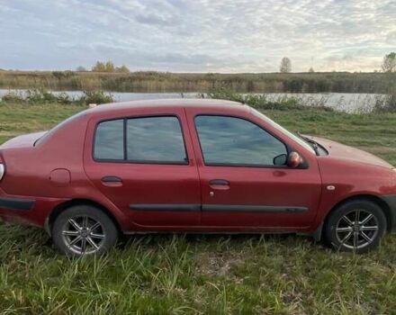 Красный Рено Clio Symbol, объемом двигателя 1.4 л и пробегом 174 тыс. км за 3100 $, фото 2 на Automoto.ua