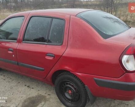 Червоний Рено Clio Symbol, об'ємом двигуна 1.39 л та пробігом 198 тис. км за 3600 $, фото 3 на Automoto.ua