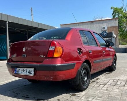 Красный Рено Clio Symbol, объемом двигателя 1.4 л и пробегом 212 тыс. км за 2100 $, фото 2 на Automoto.ua