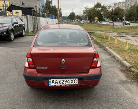 Красный Рено Clio Symbol, объемом двигателя 1.39 л и пробегом 116 тыс. км за 3500 $, фото 2 на Automoto.ua