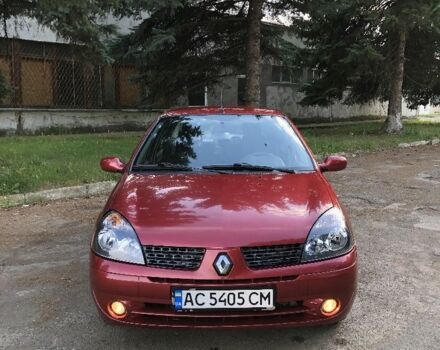 Красный Рено Clio Symbol, объемом двигателя 1.4 л и пробегом 64 тыс. км за 3100 $, фото 1 на Automoto.ua