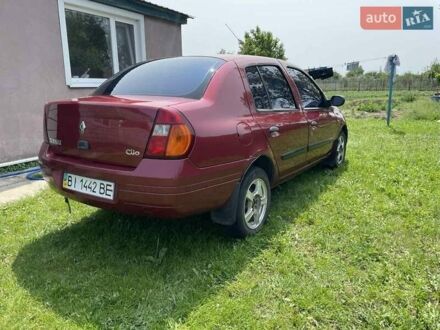 Красный Рено Clio Symbol, объемом двигателя 1.4 л и пробегом 274 тыс. км за 2700 $, фото 1 на Automoto.ua