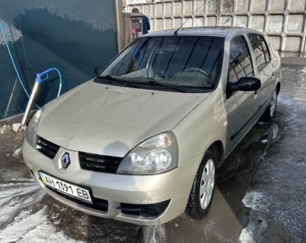 Серый Рено Clio Symbol, объемом двигателя 1.4 л и пробегом 135 тыс. км за 3800 $, фото 1 на Automoto.ua