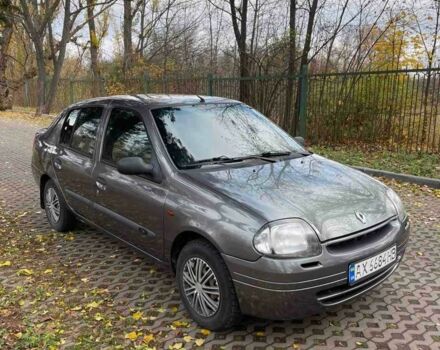 Серый Рено Clio Symbol, объемом двигателя 1.4 л и пробегом 231 тыс. км за 2450 $, фото 1 на Automoto.ua