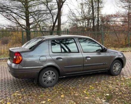 Серый Рено Clio Symbol, объемом двигателя 1.4 л и пробегом 231 тыс. км за 2450 $, фото 5 на Automoto.ua