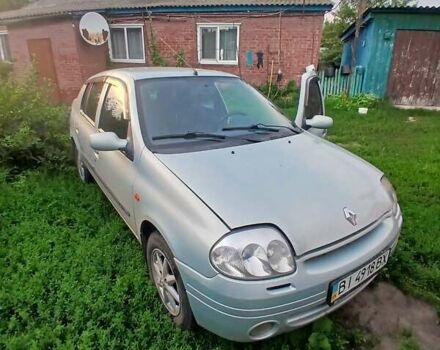 Серый Рено Clio Symbol, объемом двигателя 1.4 л и пробегом 240 тыс. км за 3200 $, фото 7 на Automoto.ua