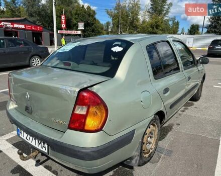 Серый Рено Clio Symbol, объемом двигателя 1.4 л и пробегом 260 тыс. км за 2200 $, фото 1 на Automoto.ua