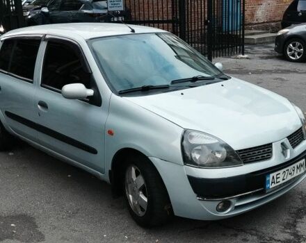 Серый Рено Clio Symbol, объемом двигателя 1.4 л и пробегом 290 тыс. км за 3350 $, фото 4 на Automoto.ua