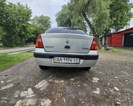 Серый Рено Clio Symbol, объемом двигателя 1.4 л и пробегом 277 тыс. км за 2700 $, фото 4 на Automoto.ua