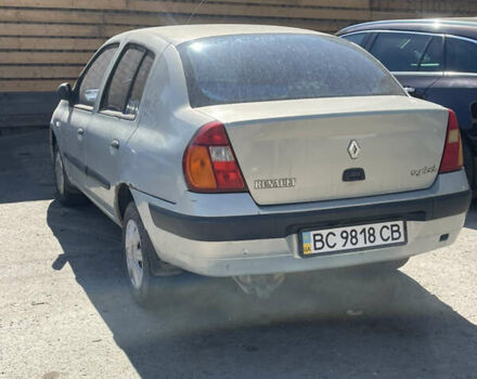 Серый Рено Clio Symbol, объемом двигателя 1.4 л и пробегом 230 тыс. км за 2500 $, фото 2 на Automoto.ua