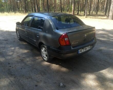 Серый Рено Clio Symbol, объемом двигателя 1.4 л и пробегом 350 тыс. км за 3300 $, фото 8 на Automoto.ua