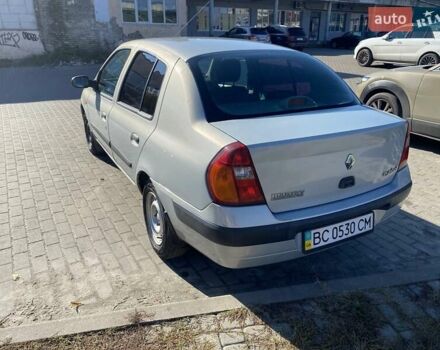 Серый Рено Clio Symbol, объемом двигателя 1.4 л и пробегом 177 тыс. км за 3100 $, фото 1 на Automoto.ua