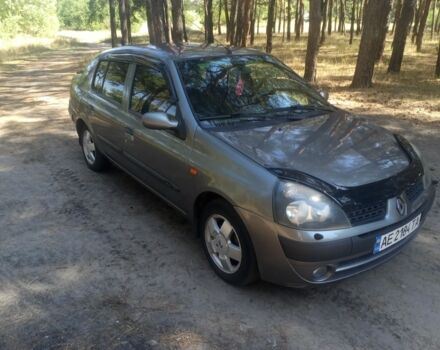 Серый Рено Clio Symbol, объемом двигателя 1.4 л и пробегом 350 тыс. км за 3300 $, фото 1 на Automoto.ua