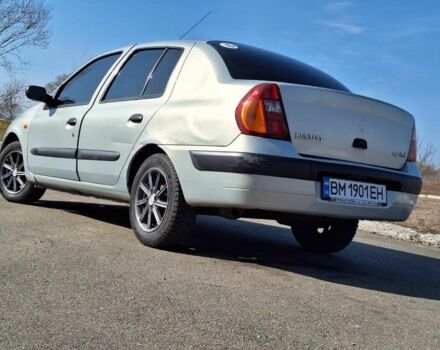 Серый Рено Clio Symbol, объемом двигателя 1.4 л и пробегом 326 тыс. км за 2500 $, фото 4 на Automoto.ua
