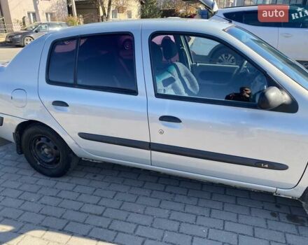 Серый Рено Clio Symbol, объемом двигателя 1.4 л и пробегом 177 тыс. км за 3100 $, фото 4 на Automoto.ua
