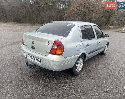 Серый Рено Clio Symbol, объемом двигателя 1.4 л и пробегом 250 тыс. км за 1600 $, фото 4 на Automoto.ua