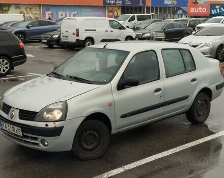 Серый Рено Clio Symbol, объемом двигателя 1.4 л и пробегом 245 тыс. км за 2600 $, фото 2 на Automoto.ua