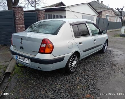 Серый Рено Clio Symbol, объемом двигателя 1.4 л и пробегом 260 тыс. км за 3000 $, фото 2 на Automoto.ua