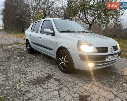 Серый Рено Clio Symbol, объемом двигателя 1.39 л и пробегом 280 тыс. км за 2650 $, фото 3 на Automoto.ua