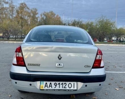 Серый Рено Clio Symbol, объемом двигателя 1.4 л и пробегом 175 тыс. км за 3950 $, фото 5 на Automoto.ua