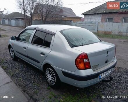 Серый Рено Clio Symbol, объемом двигателя 1.39 л и пробегом 260 тыс. км за 3000 $, фото 3 на Automoto.ua