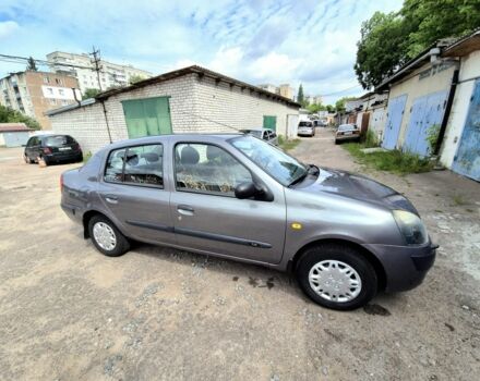 Серый Рено Clio Symbol, объемом двигателя 1.4 л и пробегом 101 тыс. км за 3800 $, фото 6 на Automoto.ua