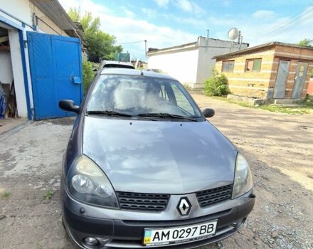 Серый Рено Clio Symbol, объемом двигателя 1.4 л и пробегом 101 тыс. км за 3800 $, фото 21 на Automoto.ua