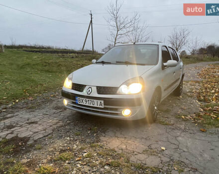 Серый Рено Clio Symbol, объемом двигателя 1.39 л и пробегом 280 тыс. км за 2650 $, фото 7 на Automoto.ua