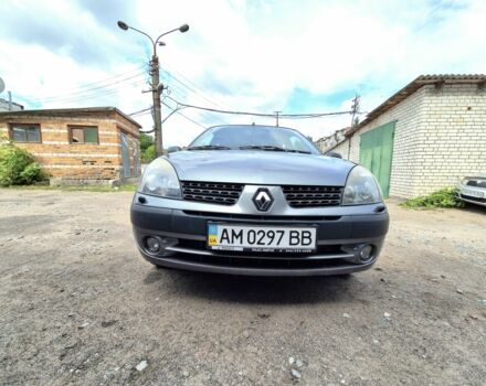 Серый Рено Clio Symbol, объемом двигателя 1.4 л и пробегом 101 тыс. км за 3800 $, фото 2 на Automoto.ua