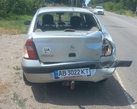 Серый Рено Clio Symbol, объемом двигателя 1.4 л и пробегом 279 тыс. км за 1300 $, фото 17 на Automoto.ua