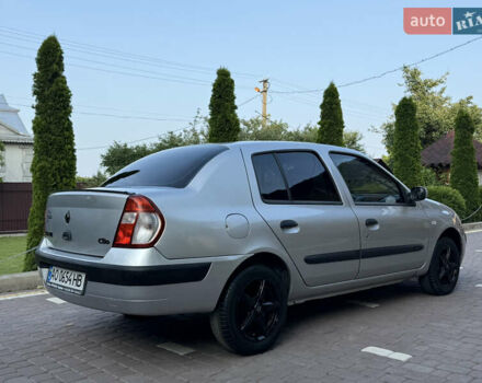Серый Рено Clio Symbol, объемом двигателя 1.4 л и пробегом 207 тыс. км за 3250 $, фото 5 на Automoto.ua
