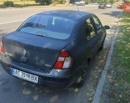 Серый Рено Clio Symbol, объемом двигателя 1.39 л и пробегом 189 тыс. км за 2200 $, фото 7 на Automoto.ua