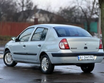 Серый Рено Clio Symbol, объемом двигателя 1.4 л и пробегом 244 тыс. км за 2750 $, фото 7 на Automoto.ua