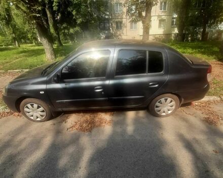 Серый Рено Clio Symbol, объемом двигателя 1.4 л и пробегом 170 тыс. км за 4000 $, фото 5 на Automoto.ua