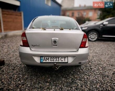 Серый Рено Clio Symbol, объемом двигателя 1.4 л и пробегом 200 тыс. км за 2300 $, фото 5 на Automoto.ua