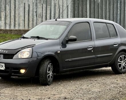 Серый Рено Clio Symbol, объемом двигателя 1.4 л и пробегом 75 тыс. км за 3950 $, фото 5 на Automoto.ua