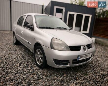 Серый Рено Clio Symbol, объемом двигателя 1.4 л и пробегом 200 тыс. км за 2300 $, фото 8 на Automoto.ua