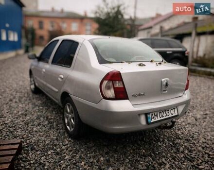 Серый Рено Clio Symbol, объемом двигателя 1.4 л и пробегом 200 тыс. км за 2300 $, фото 2 на Automoto.ua