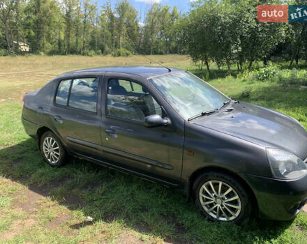 Серый Рено Clio Symbol, объемом двигателя 1.4 л и пробегом 260 тыс. км за 2600 $, фото 2 на Automoto.ua