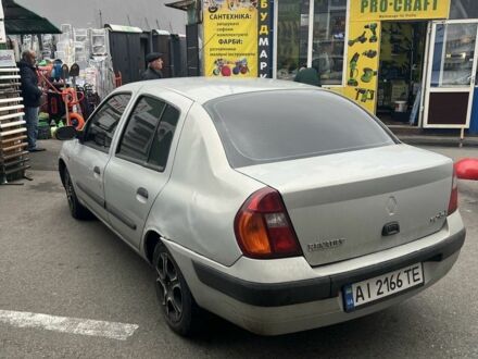 Серый Рено Clio Symbol, объемом двигателя 1.4 л и пробегом 334 тыс. км за 2200 $, фото 1 на Automoto.ua